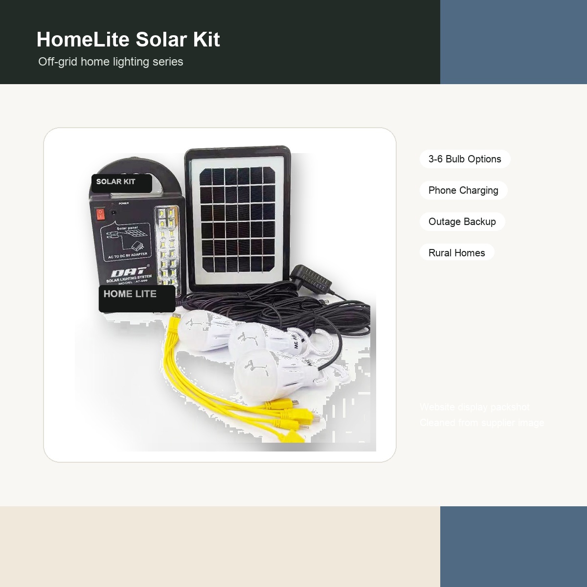 HomeLite Off-Grid Lighting Kits
