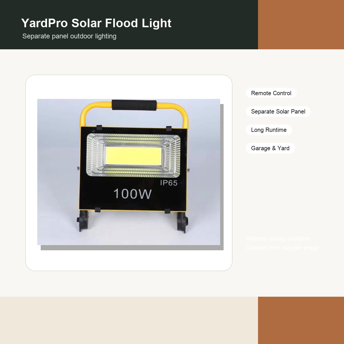 YardPro Solar Flood Lights